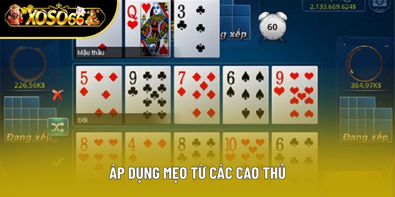 Áp dụng mẹo từ các cao thủ